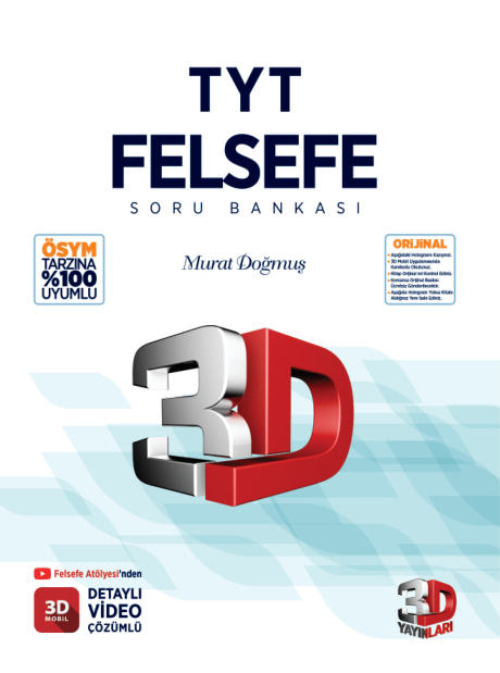 3D TYT Felsefe Soru Bankası