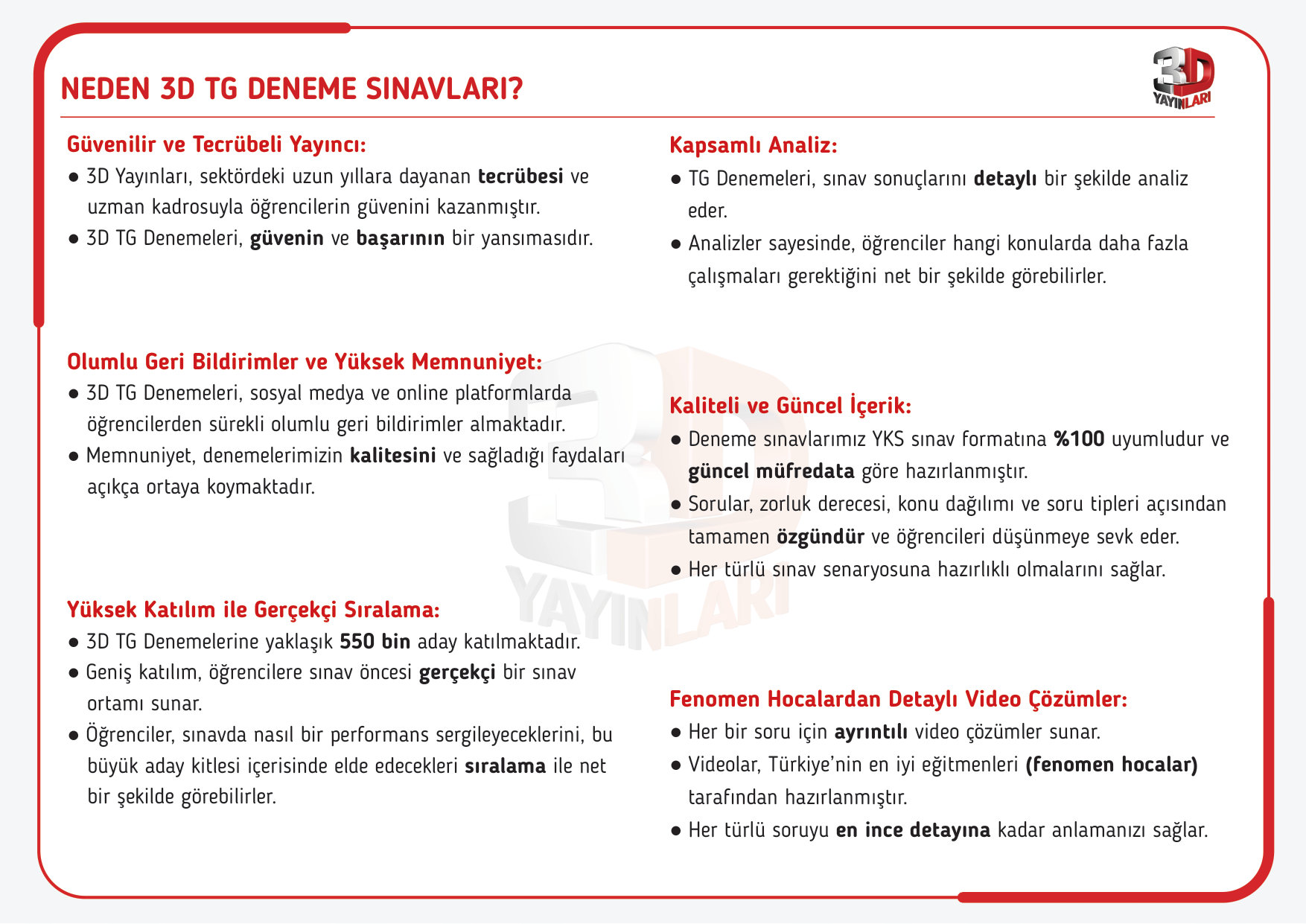 Neden 3D TG Deneme Sınavları — sayfa 1