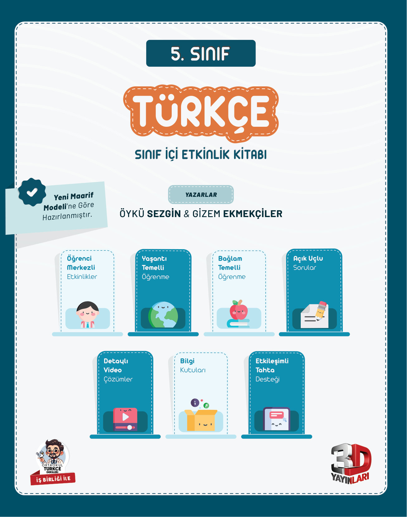 3D 5.Sınıf Türkçe Sınıf İçi Etkinlik Kitabı — sayfa 1