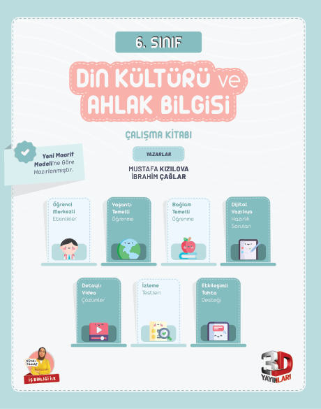 3D 6.Sınıf DinKültürü Çalışma Kitabı
