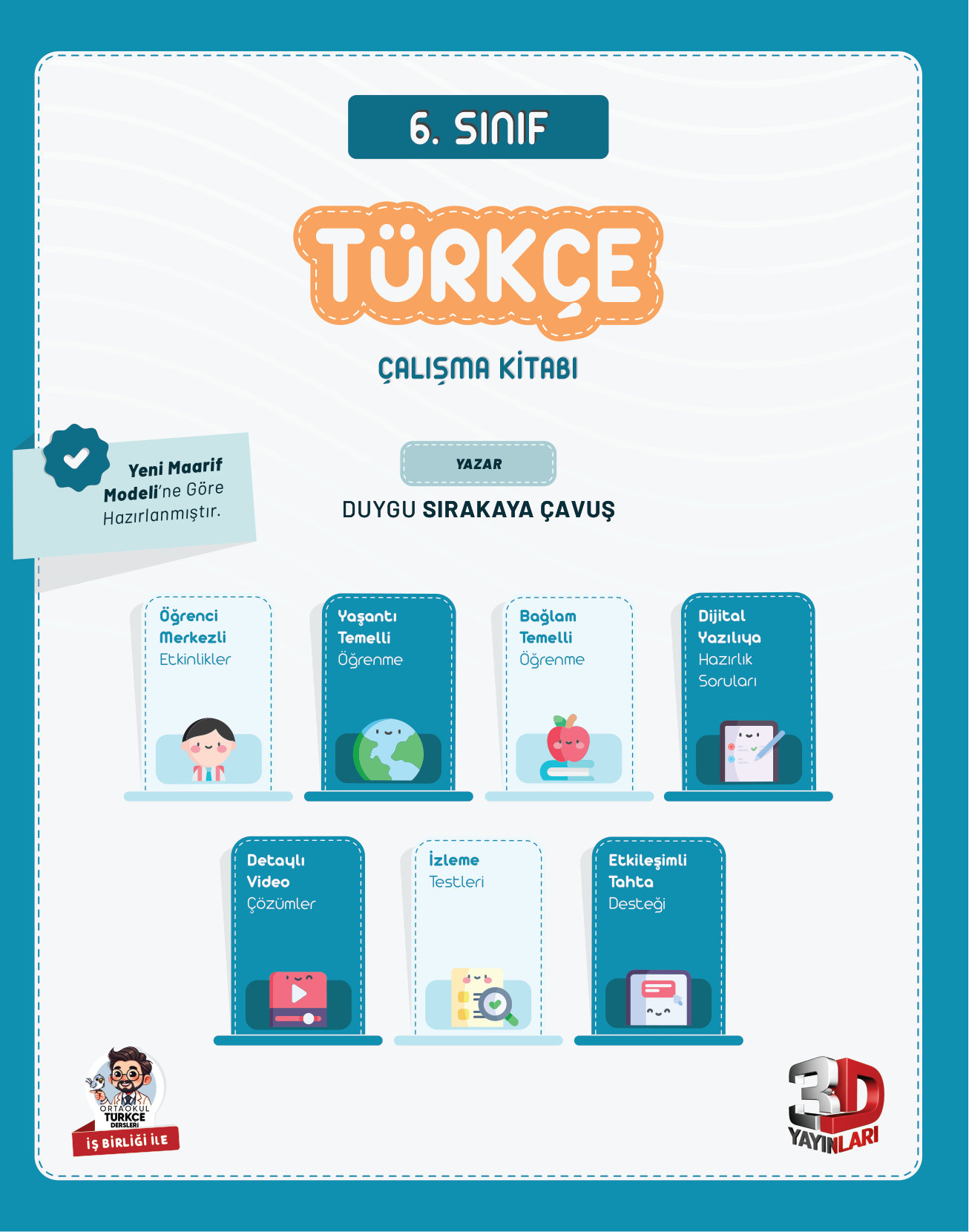 3D 6.Sınıf Türkçe Çalışma Kitabı — sayfa 1
