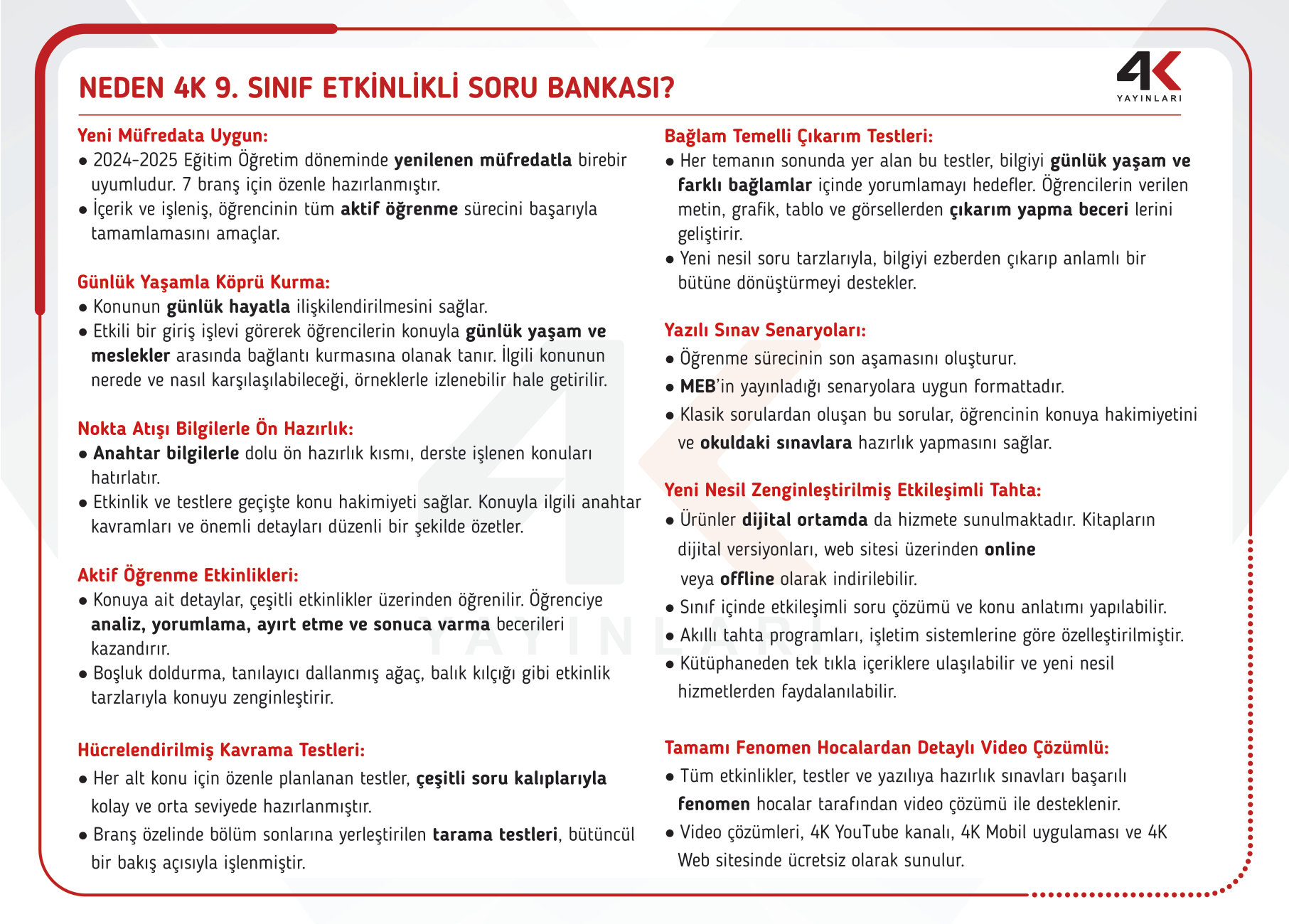 TANITIM 9. SINIF SORU BANKASI — sayfa 1