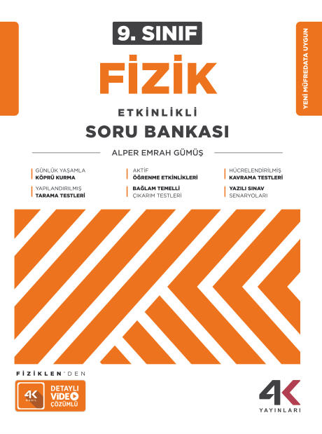 4K 9. SINIF ESB FİZİK Örnek sayfalar