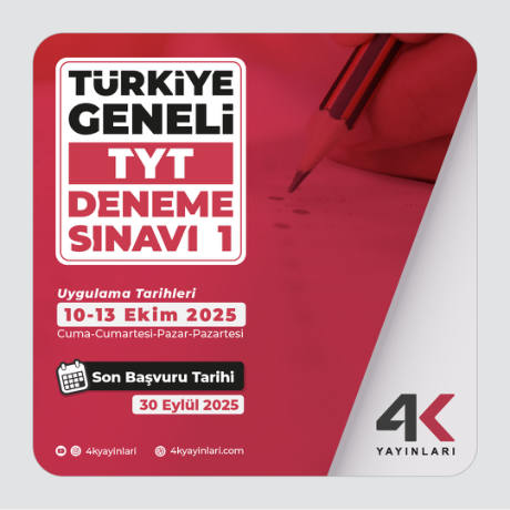 4K TYT Deneme-1 Post