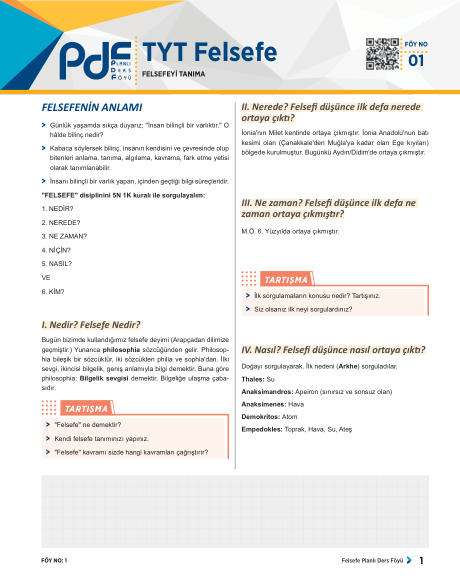 TYT PDF FELSEFE
