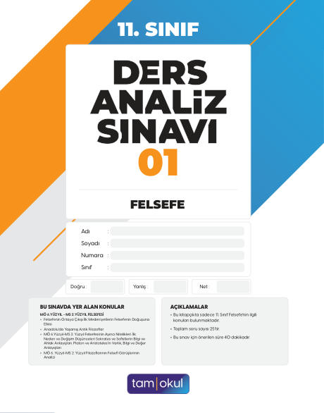 11. SINIF DAS FELSEFE
